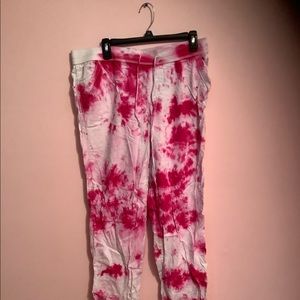 Pink Tie Dye Beach cover up